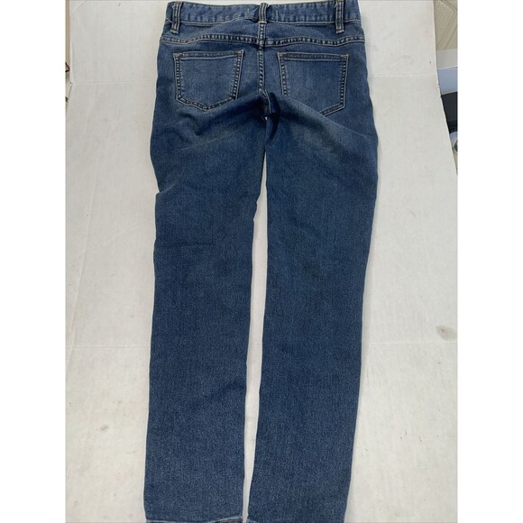 Free People Stretch Distressed Skinny Jeans Women Light Wash 61855-16515125 Sz26 - Picture 9 of 16